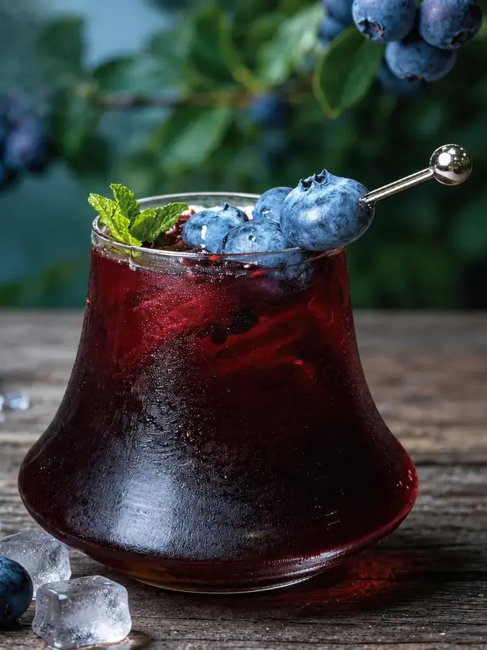 Blueberry juice concentrate application